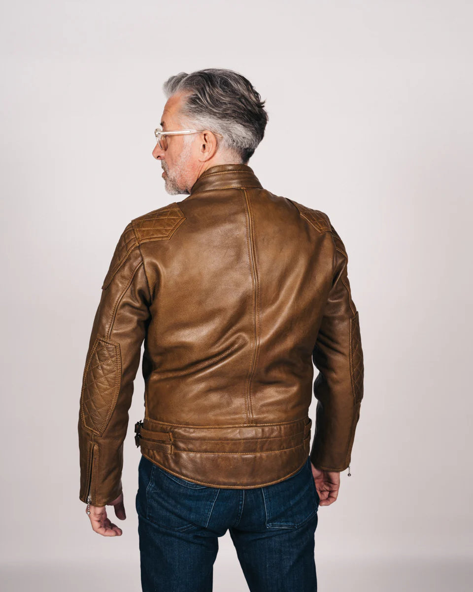 The '76 Cafe Racer Jacket - Waxed Brown