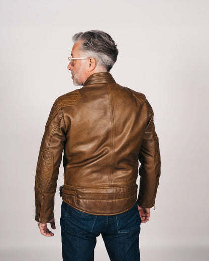 The '76 Cafe Racer Jacket - Waxed Brown